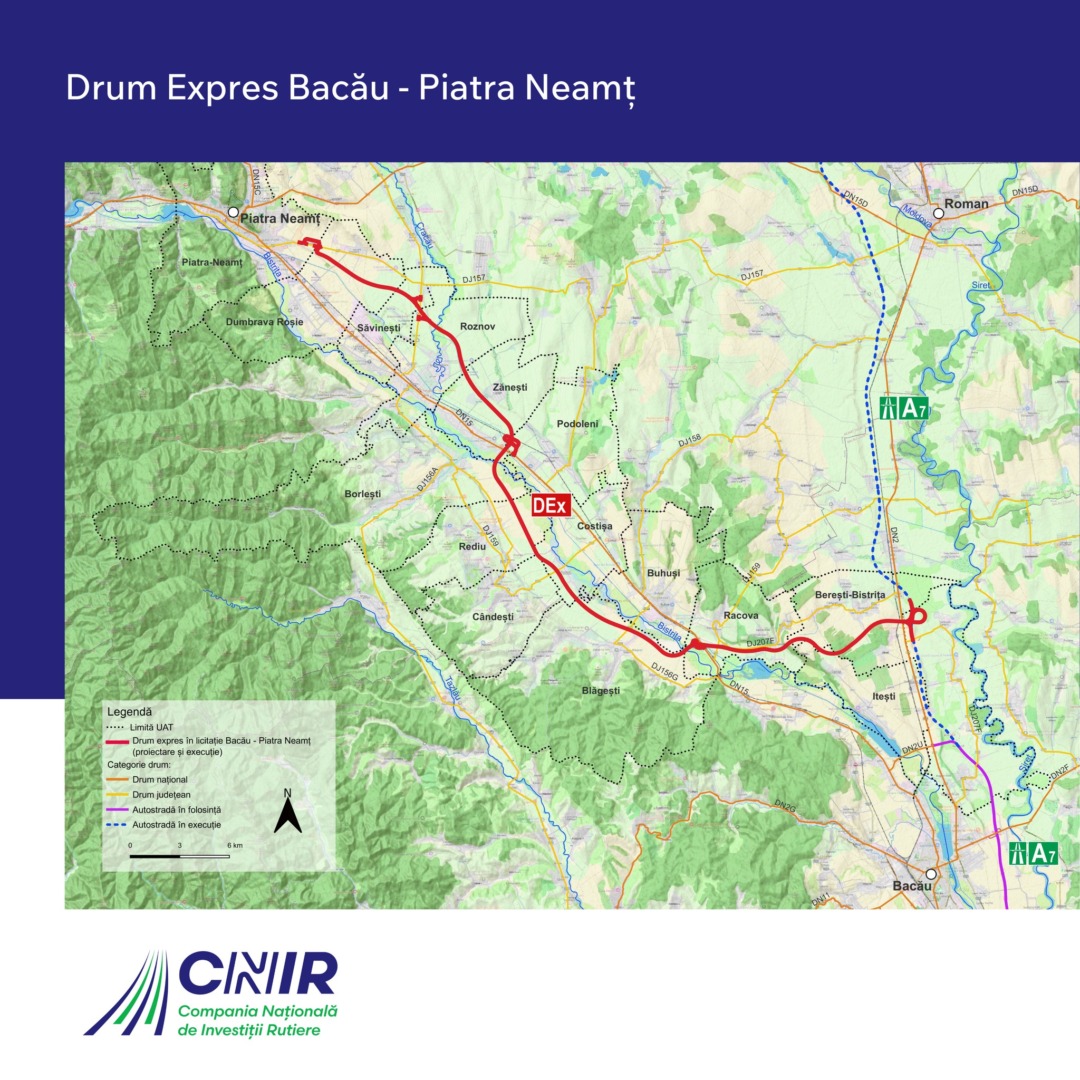 DNA investighează licitația pentru Drumul Expres Bacău-Piatra Neamț: sunt verificări în curs