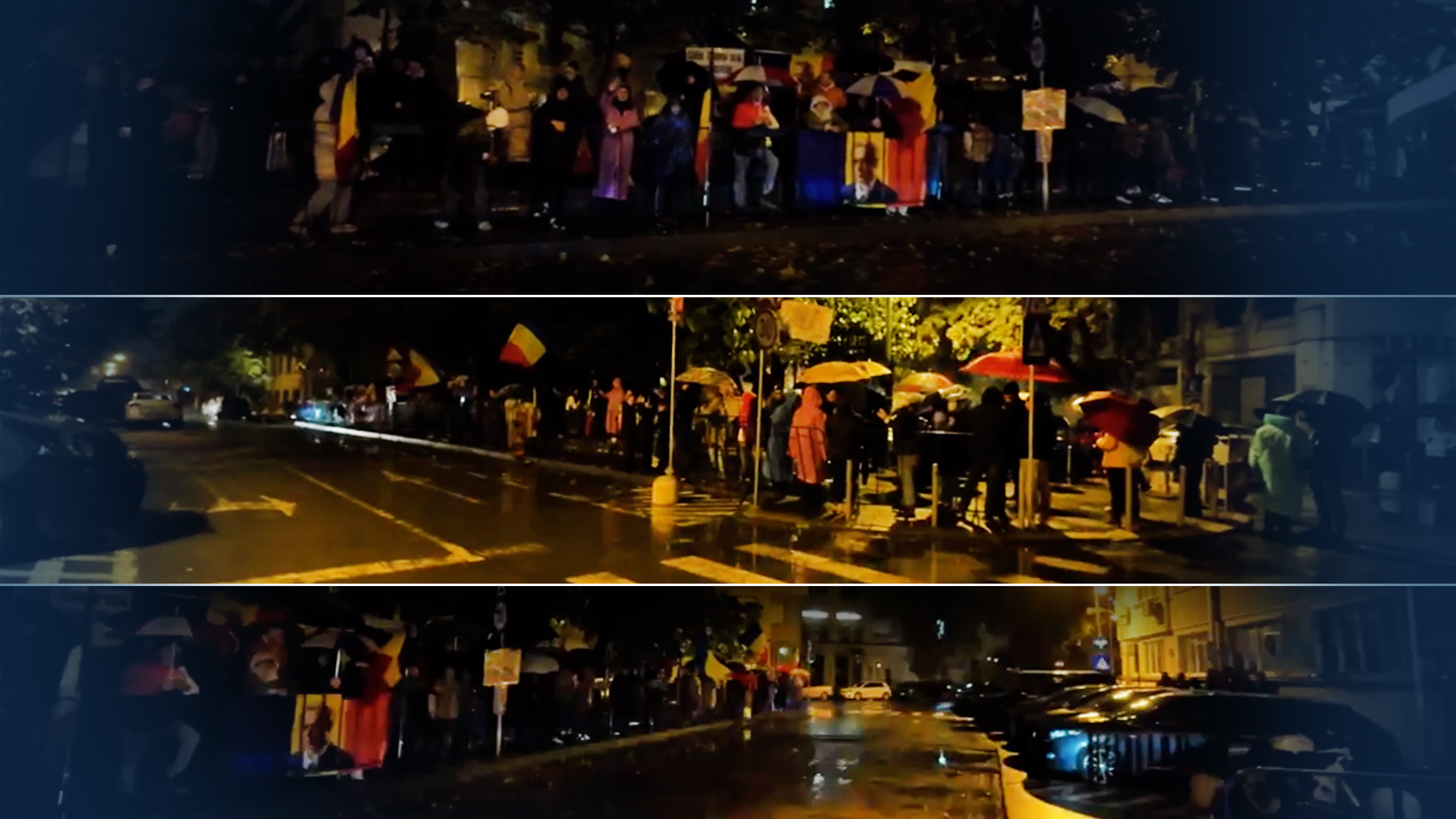 Călin Georgescu rămâne în arest: susținătorii protestează în fața Arestului Central în condiții de frig și ploaie