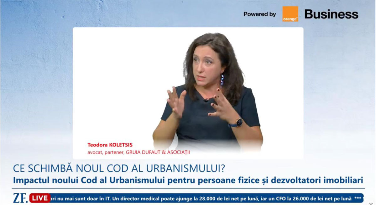 Noile reglementări urbanistice vor crește prețurile la locuințe, avertizează Teodora Koletsis