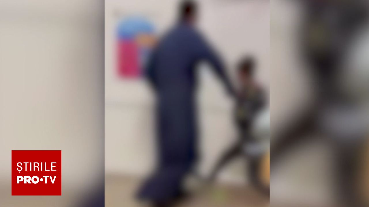 Scandal în Brașov: Profesor de religie filmat în timp ce îl bruschează pe un elev de clasa a VI-a