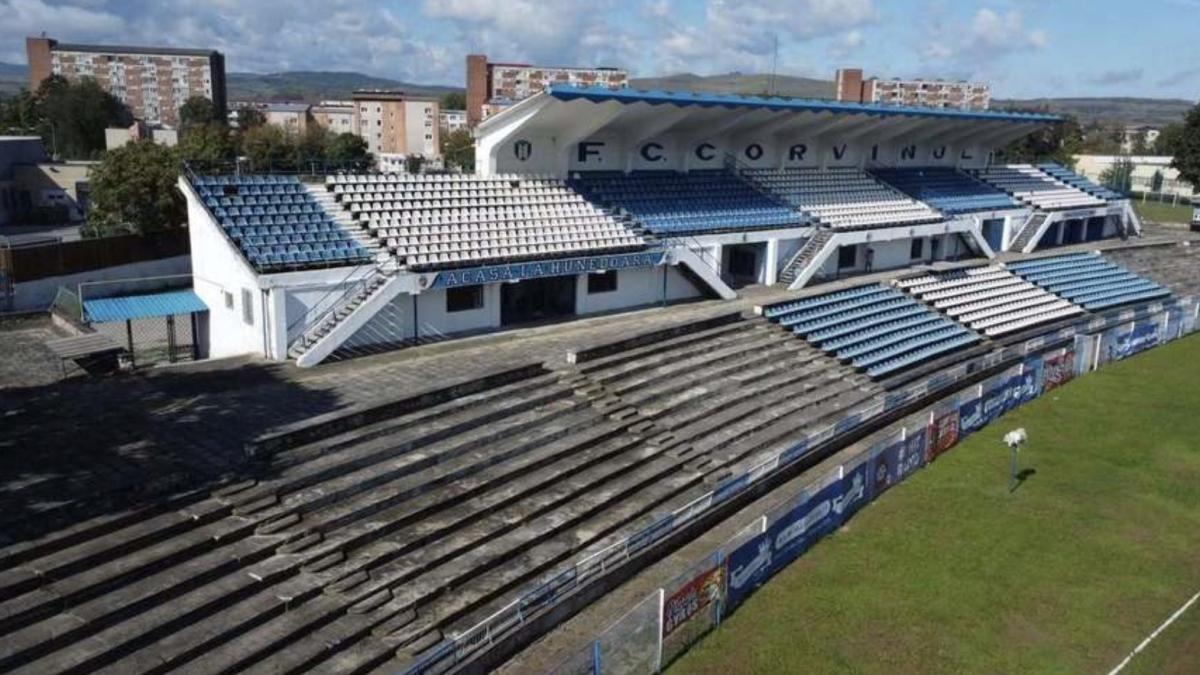 Stadionul Corvinul din Hunedoara va fi demolat pentru o nouă arenă de 54 de milioane de euro