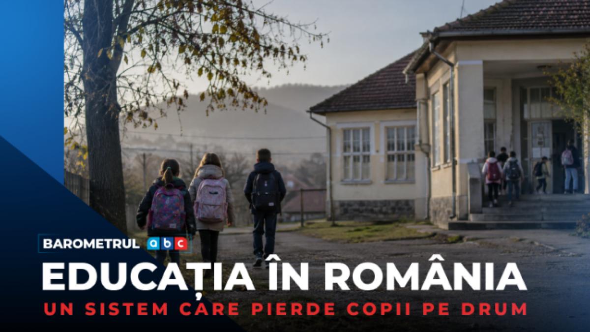 Sistemul de educație din România pierde tineri pe rând; decalajul dintre mediul rural și cel urban este masiv