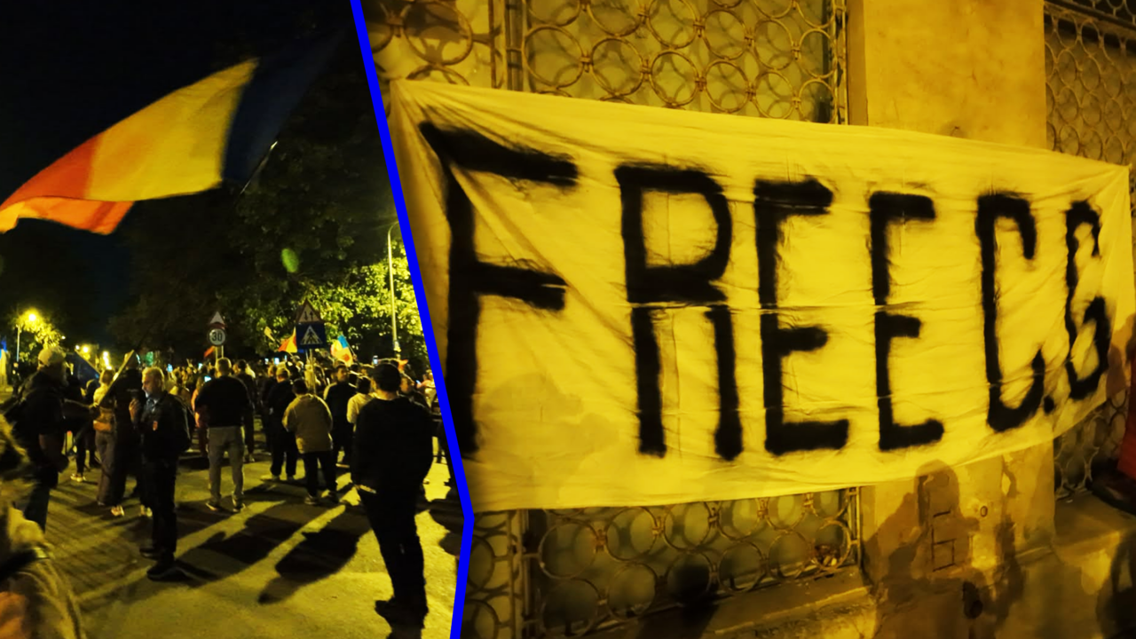 Proteste continue în fața Arestului Central: Susținătorii lui Călin Georgescu cer eliberarea fostului candidat