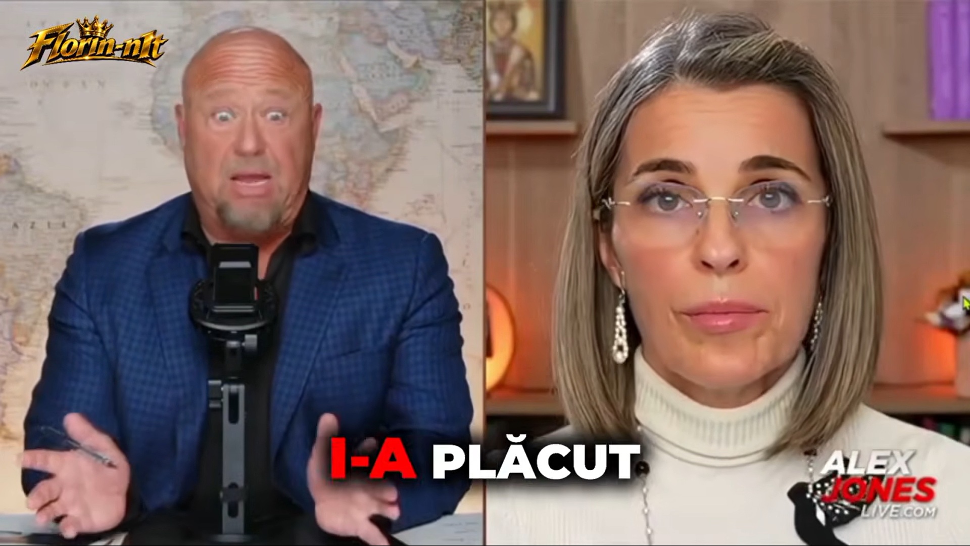 Cristela Georgescu a propagat fake-uri despre arestarea soțului ei pe platforma influencerului Alex Jones