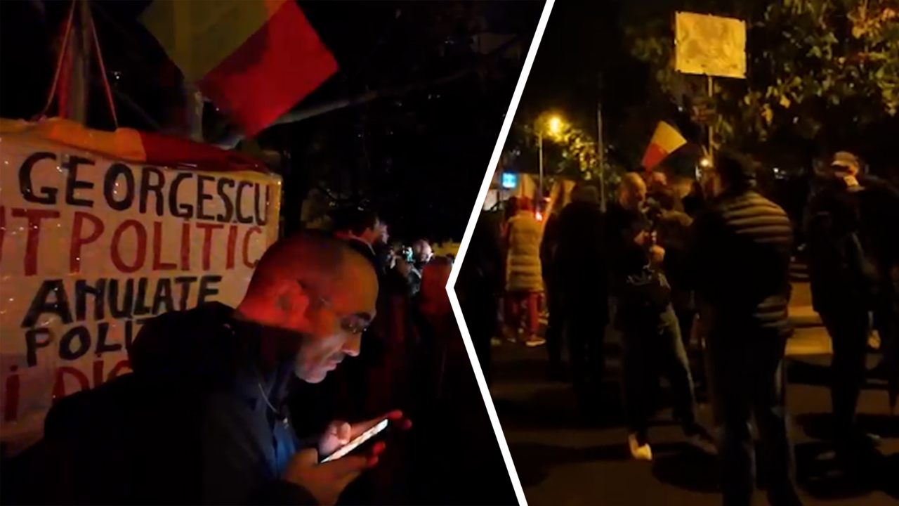 Călin Georgescu va trece la arestul la domiciliu, în timp ce susținătorii continuă protestele în fața Arestului Central